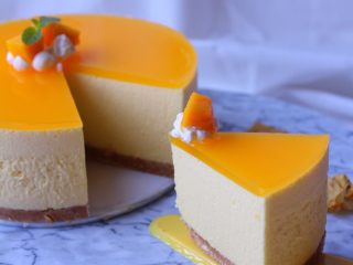 百香果冻芝士蛋糕 