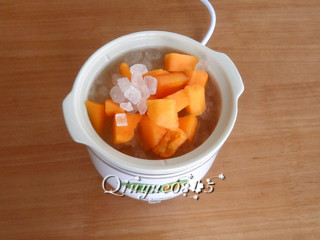 冰糖银耳炖木瓜#健康美颜餐# 